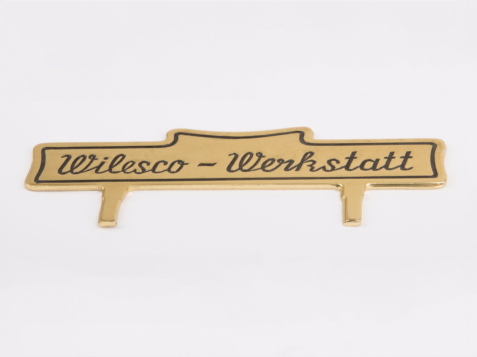 Plaquette "Wilesco-Werkstatt" pour D141