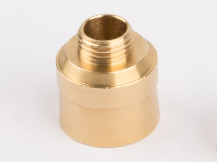 Smoke stack base, brass for D366, D396, D406, D496, D409, D499