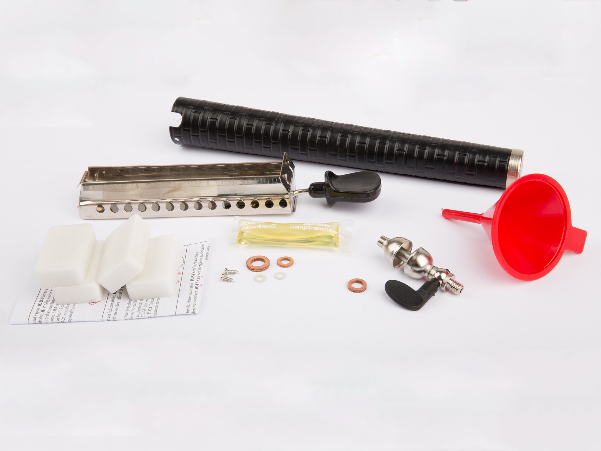 Complete accessory sets for steam engines