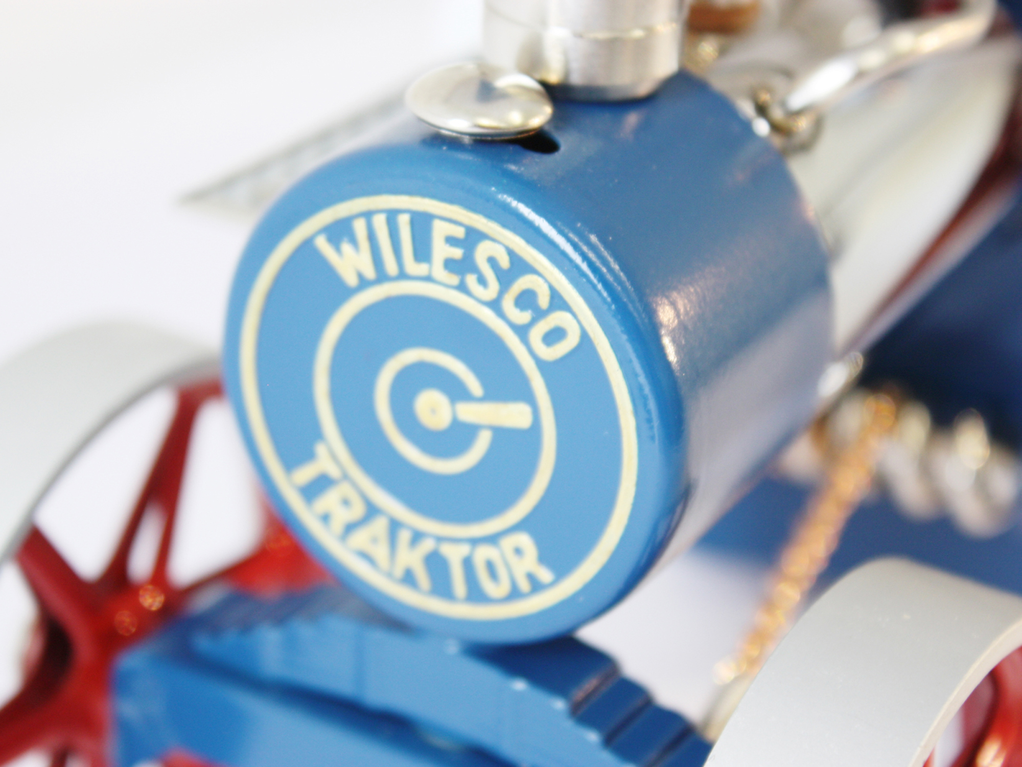 Wilesco Steam Tractor Kit D415 (blue/red)