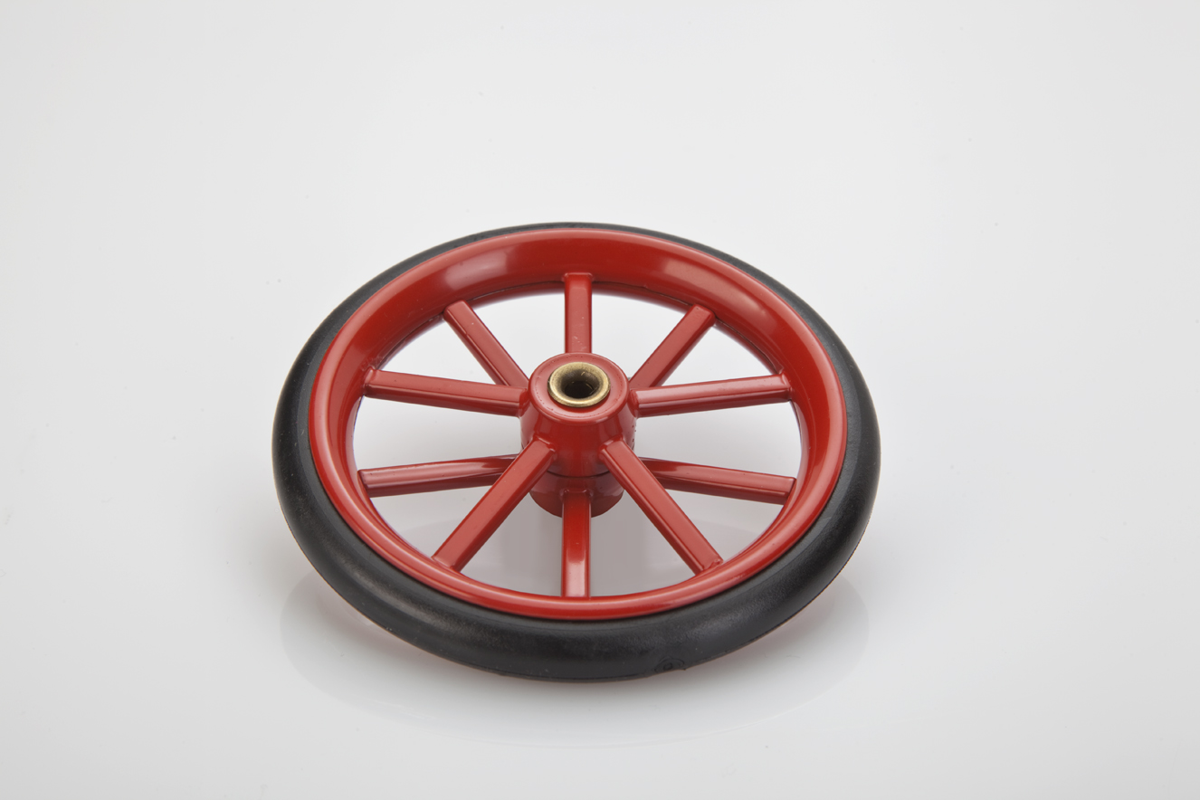 Wheel with rubber tires for D305