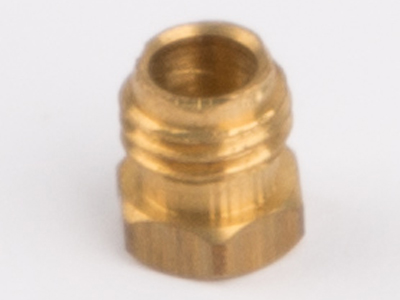 1828 Pipe coupling nut for steam pipe fixing brass M6 x 0,75